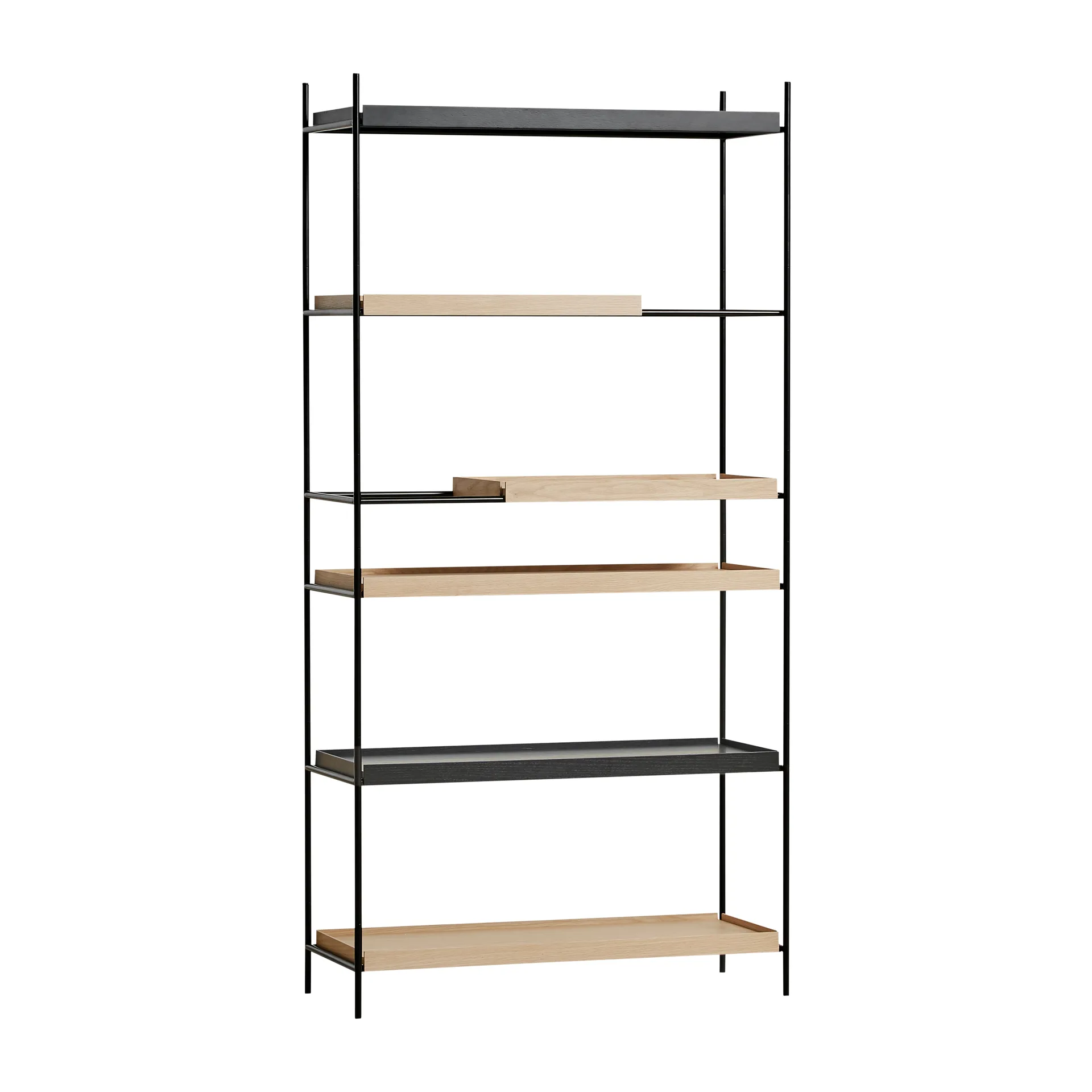 Półka wysoka Tray dąb, 100x201 cm, Style 5 Woud