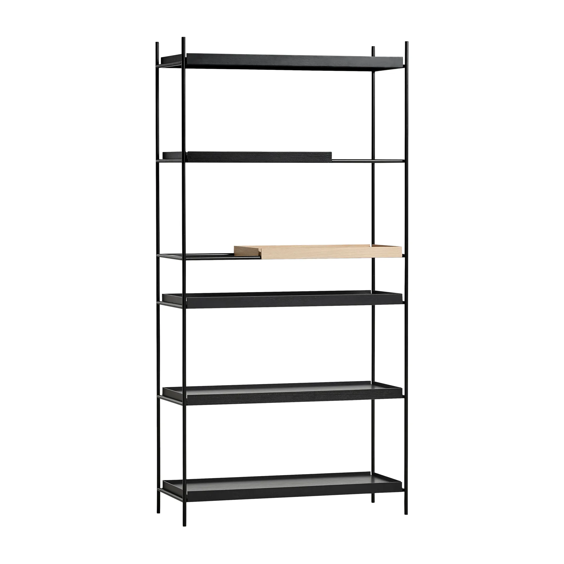 Półka wysoka Tray dąb, 100x201 cm, Style 6 Woud