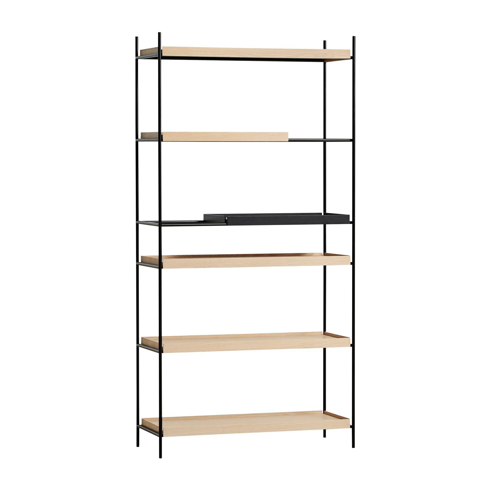 Półka wysoka Tray dąb, 100x201 cm, Style 7 Woud