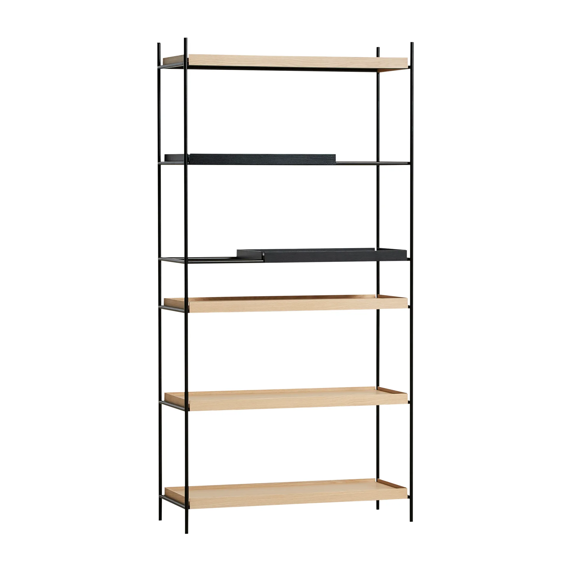 Półka wysoka Tray dąb, 100x201 cm, Style 9 Woud