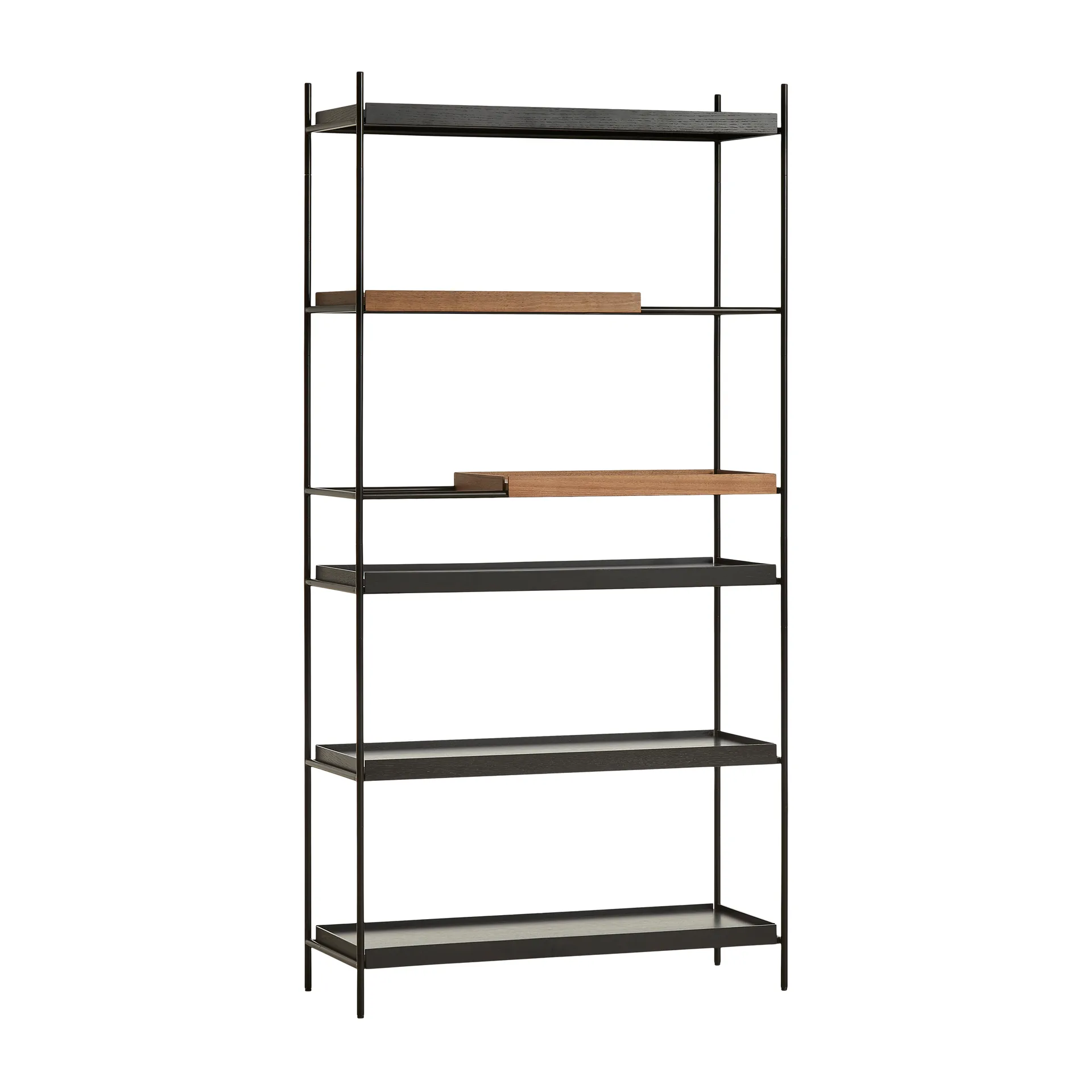 Półka wysoka Tray orzech włoski, 100x201 cm, Style 7 Woud