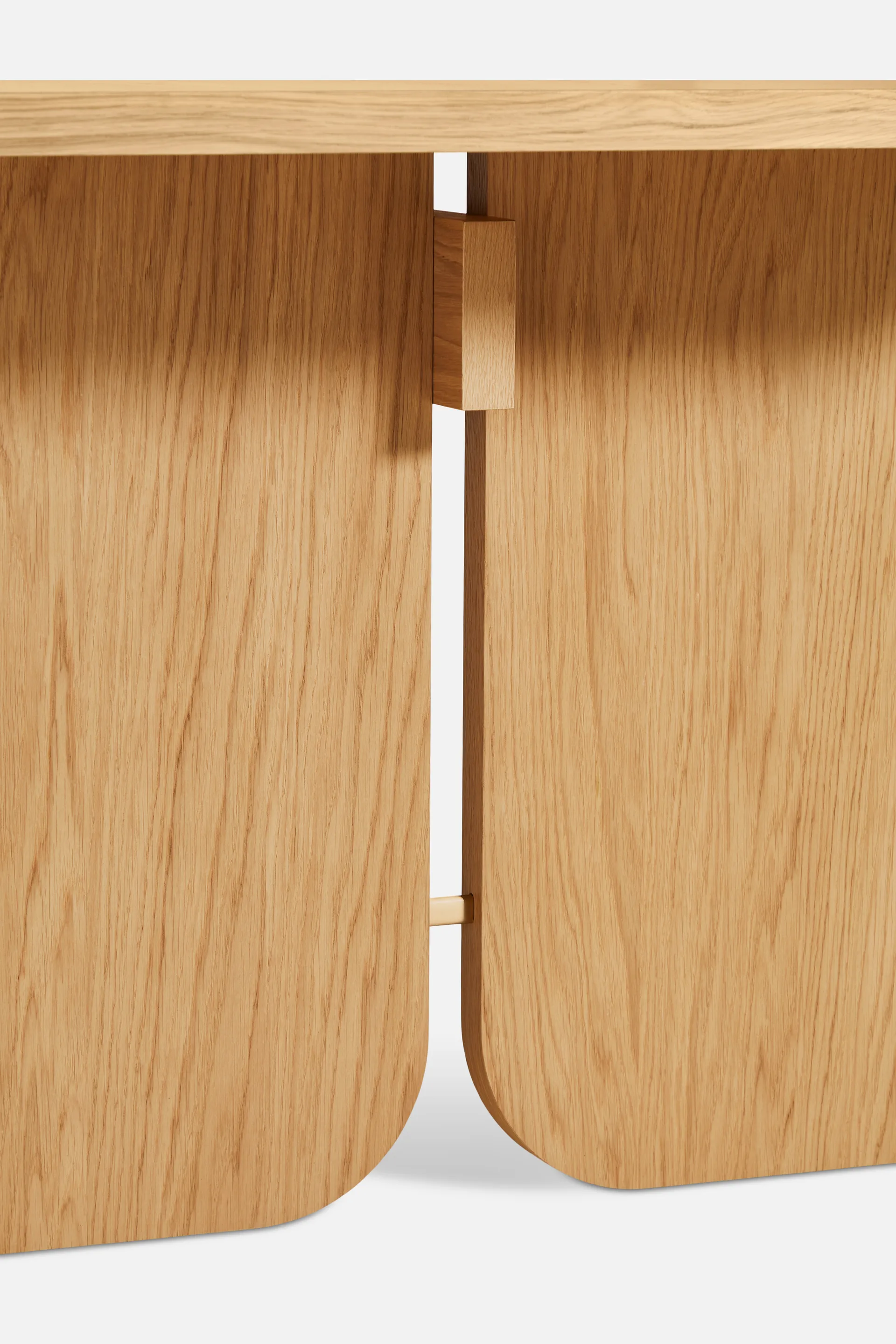 Stół Kimono 240x90 cm, Dąb lakierowany z białym pigmentem Woud