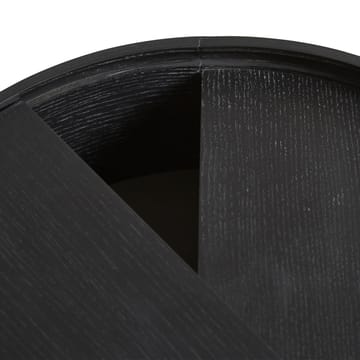 Stolik boczny Arc - pomalowane na czarno skrzynka - Woud