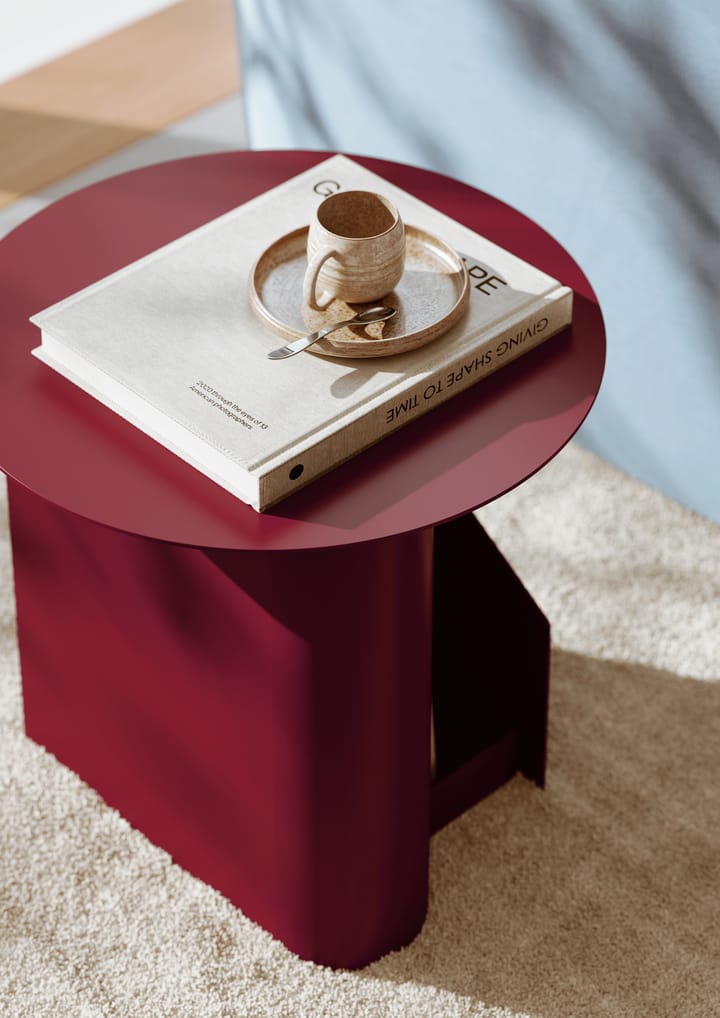 Stolik boczny Sentrum, Deep red Woud