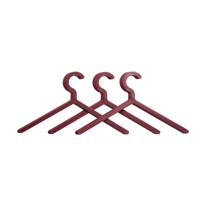 Wieszak Illusion, 3 szt. - Deep red - Woud