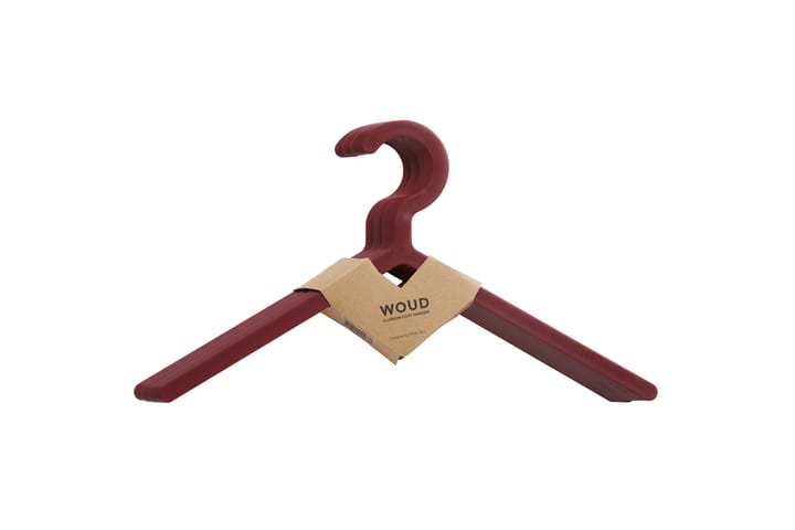 Wieszak Illusion, 3 szt., Deep red Woud