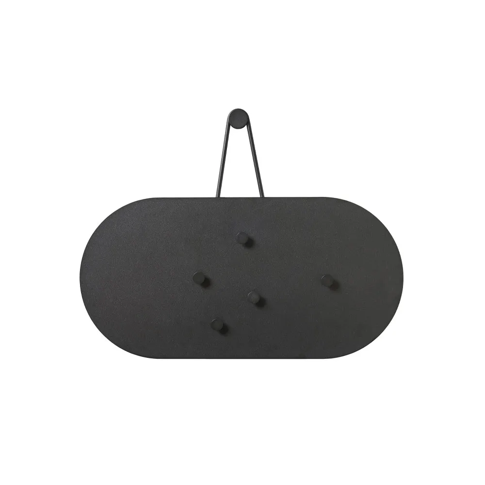 A-Bwełnaetin tablica ogłoszeń, black, zawiera magnesy Zone Denmark