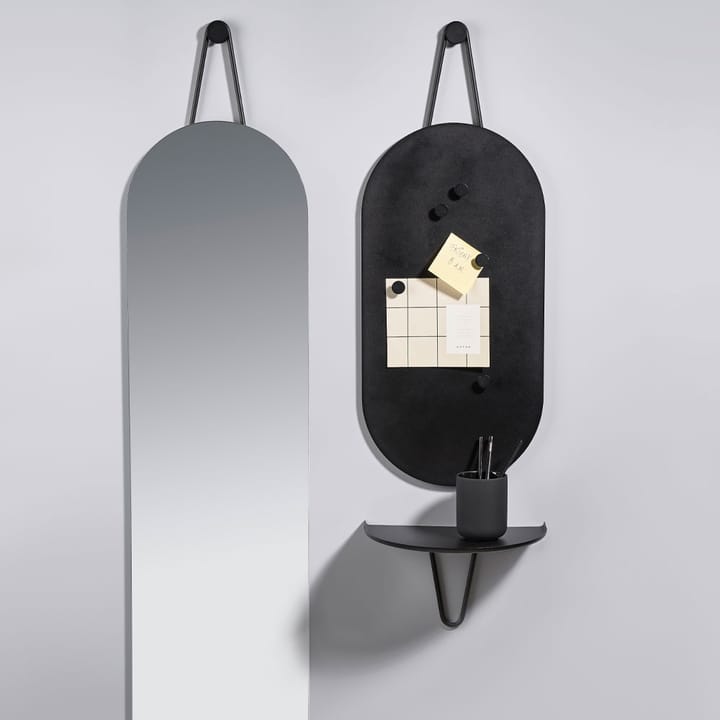 A-Wall Mirror Lustro - black, small - Zone Denmark