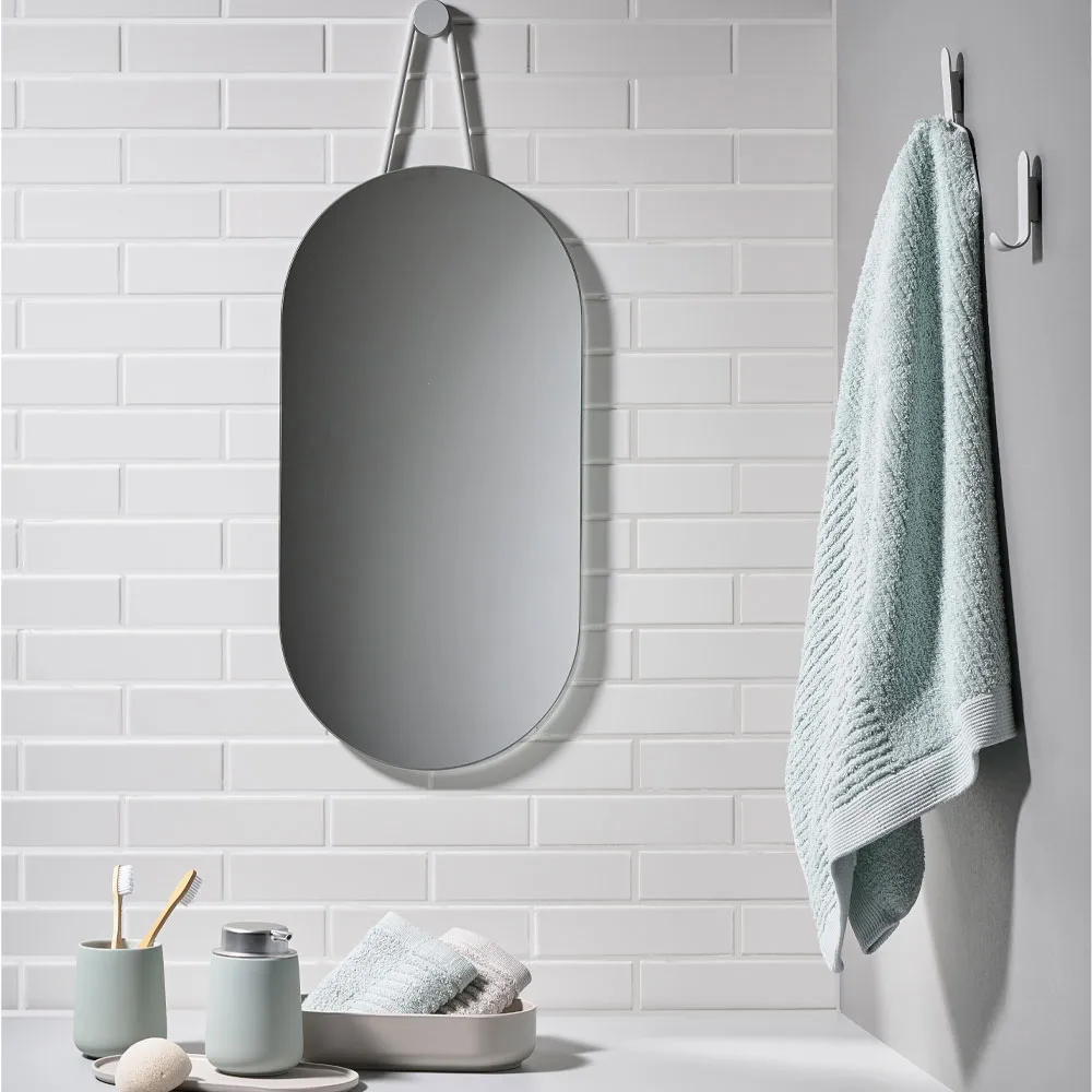 A-Wall Mirror Lustro, soft grey, small Zone Denmark