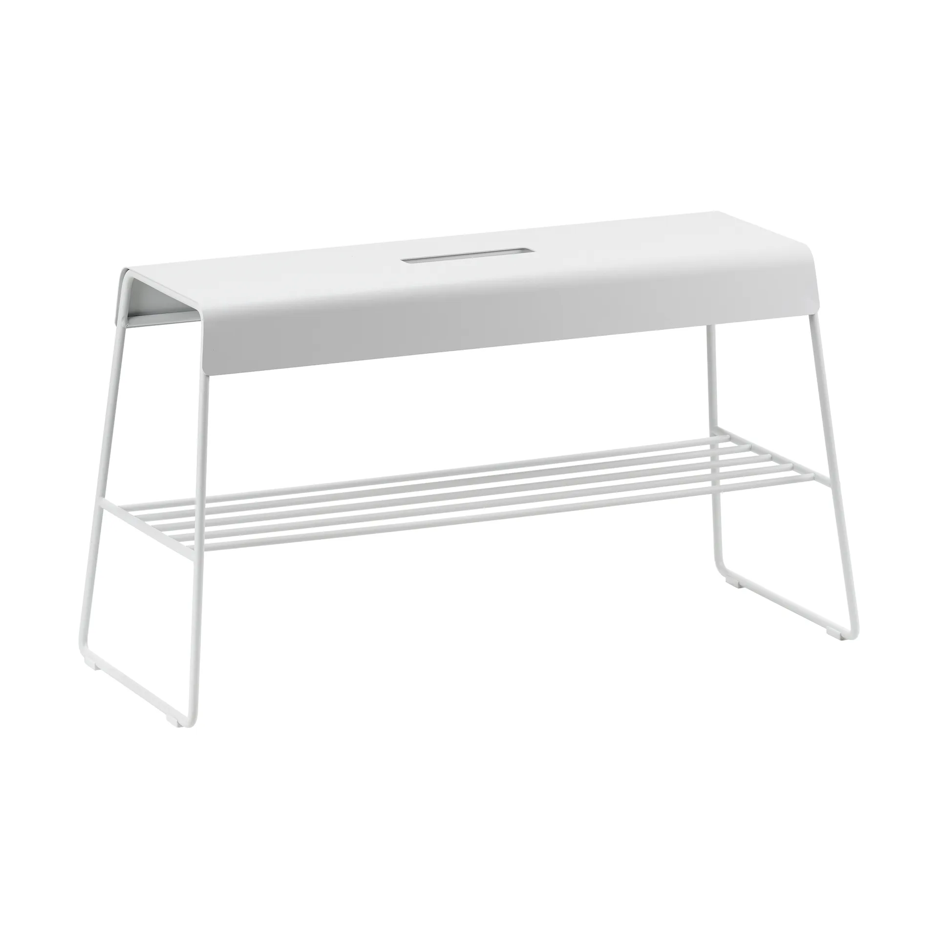 Ławka A-bench Outdoor z półką 45 cm, Soft Grey Zone Denmark