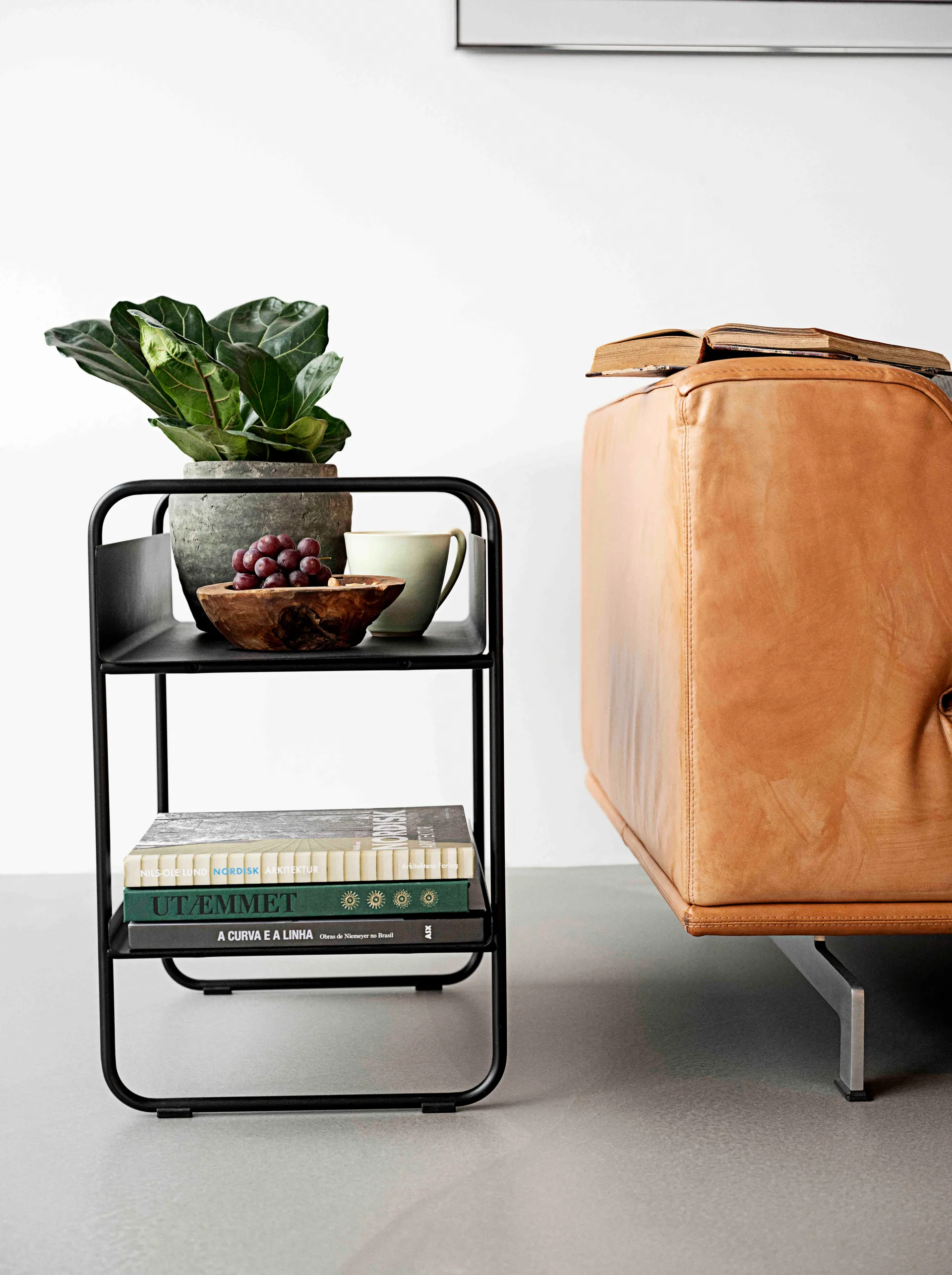 Konsola A-Console Table, 48x35,6x55,5 cm, Jasnoszary Zone Denmark