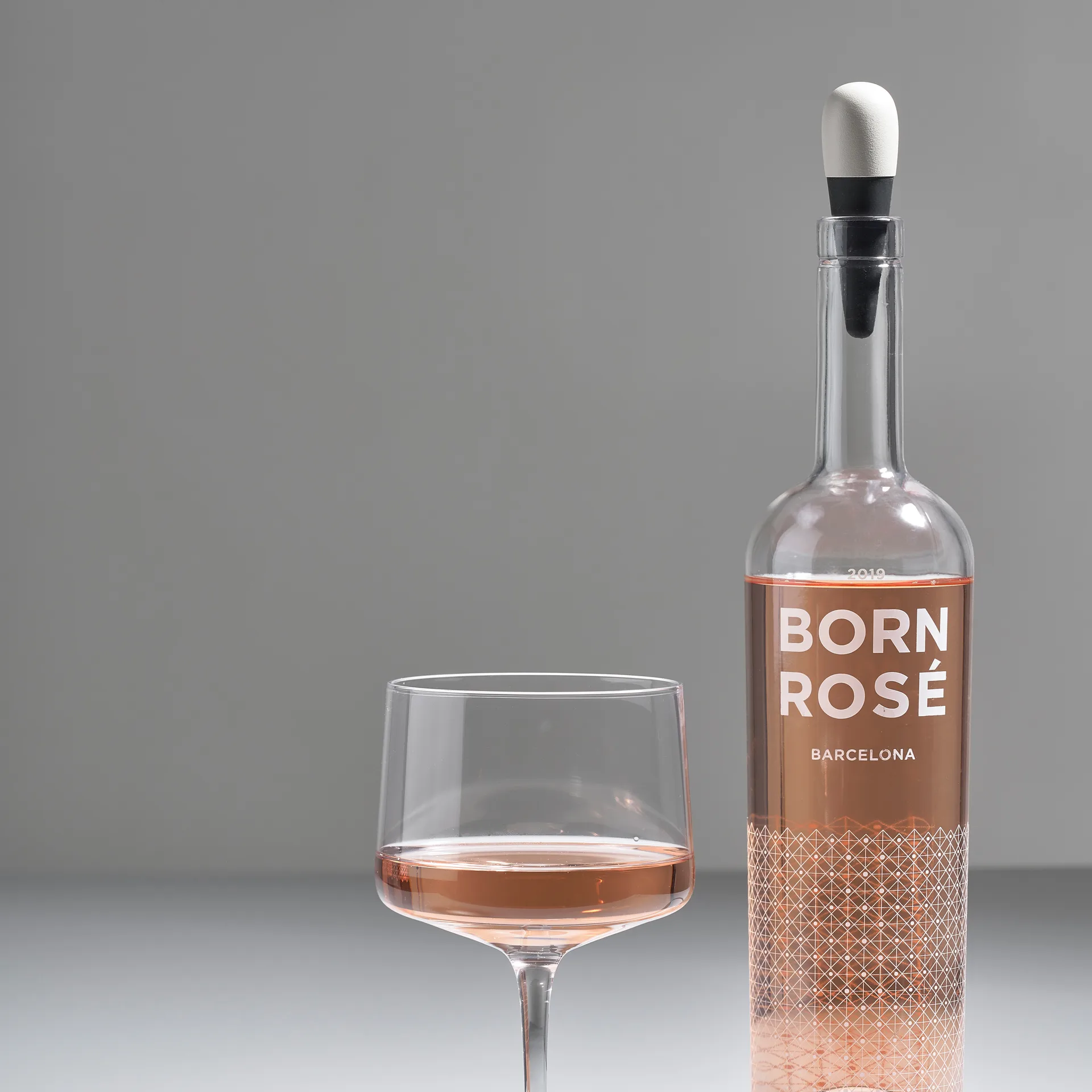 Korek do wina Rocks 2,5x8,5 cm, Ciepła szarość Zone Denmark