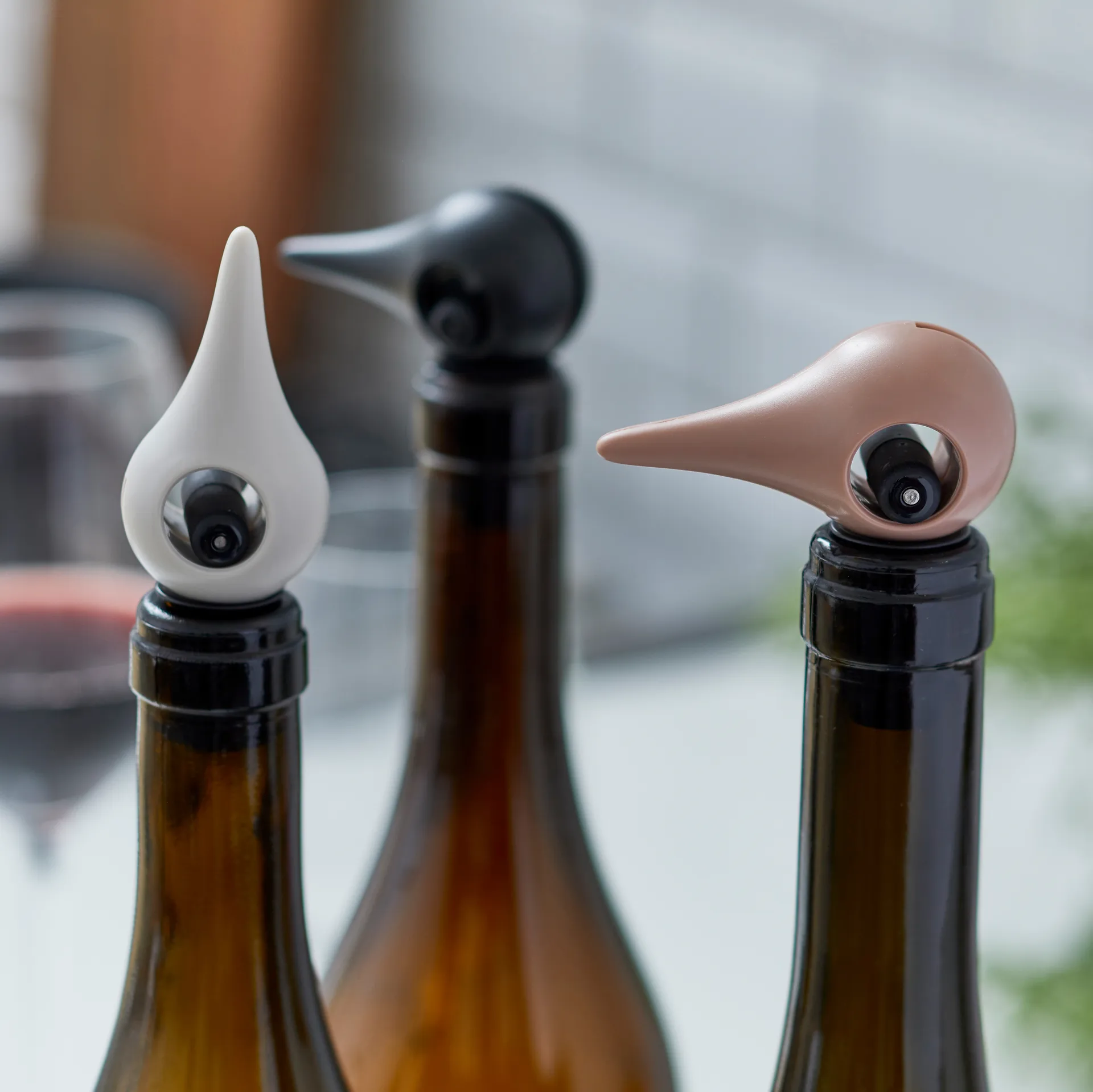 Korek do wina Rocks 3,2x6,4 cm, Ciepła szarość Zone Denmark