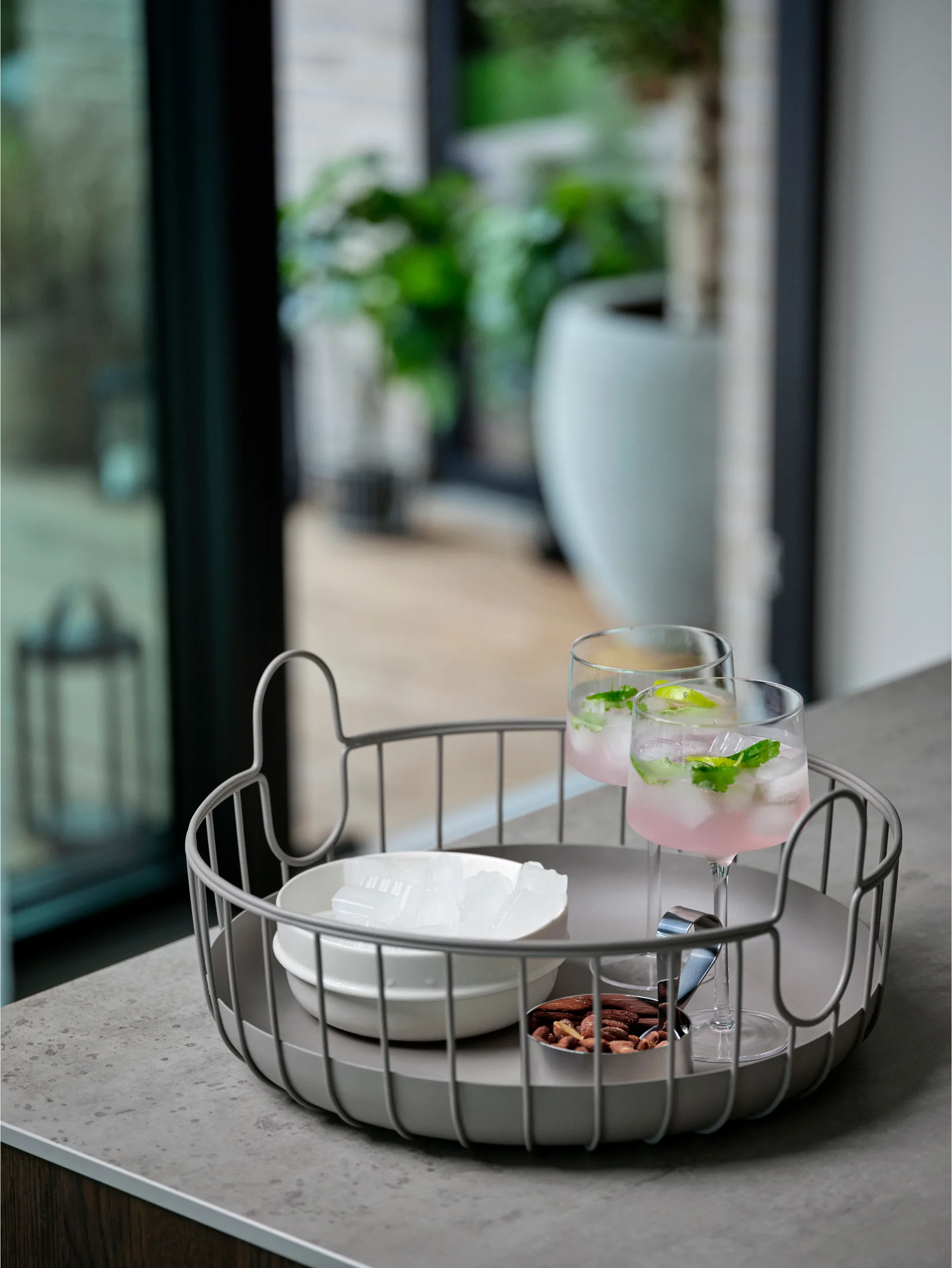 Kosz Inu Ø38x18 cm, Taupe Zone Denmark