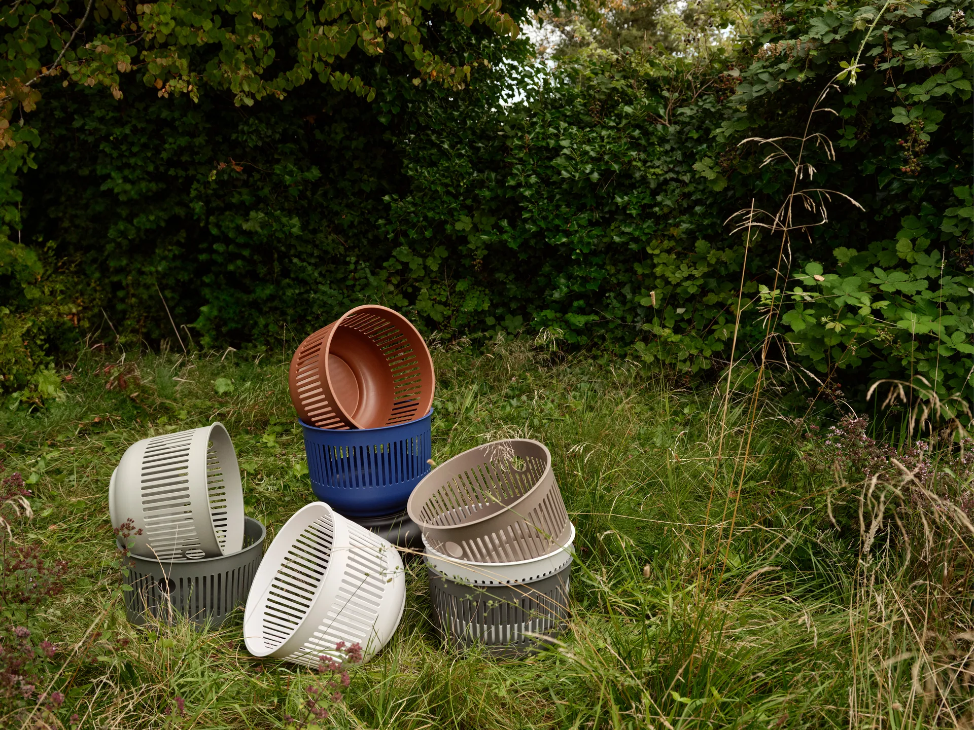 Kosz na pranie Ume Ø40x29 cm, White Zone Denmark