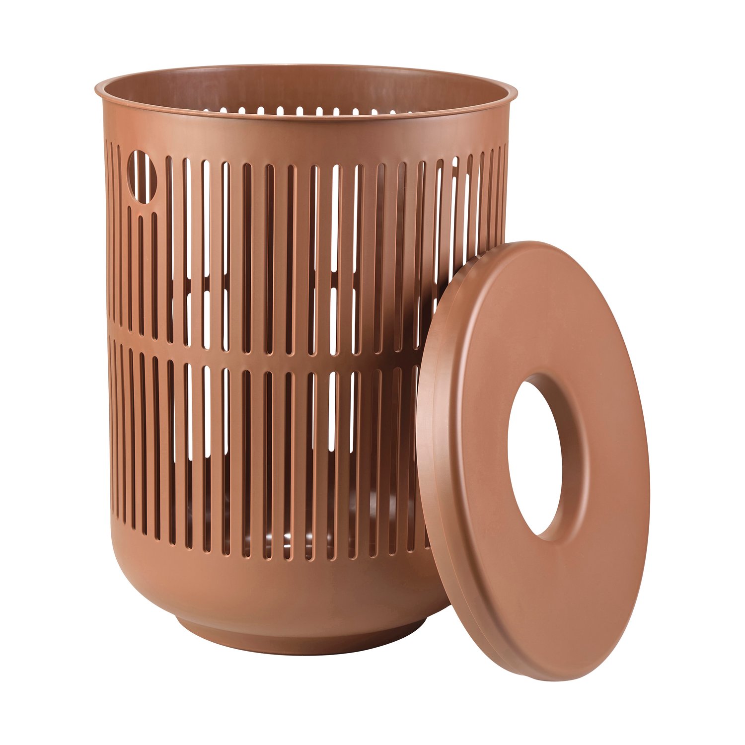 Zone Denmark Kosz na pranie Ume Terracotta | Skandynawski Design | Kosze na pranie | Czerwony
