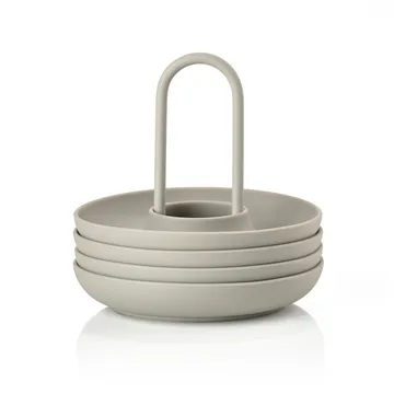 Kubek na jajka z uchwytem Singles 4 szt.  - Błoto - Zone Denmark