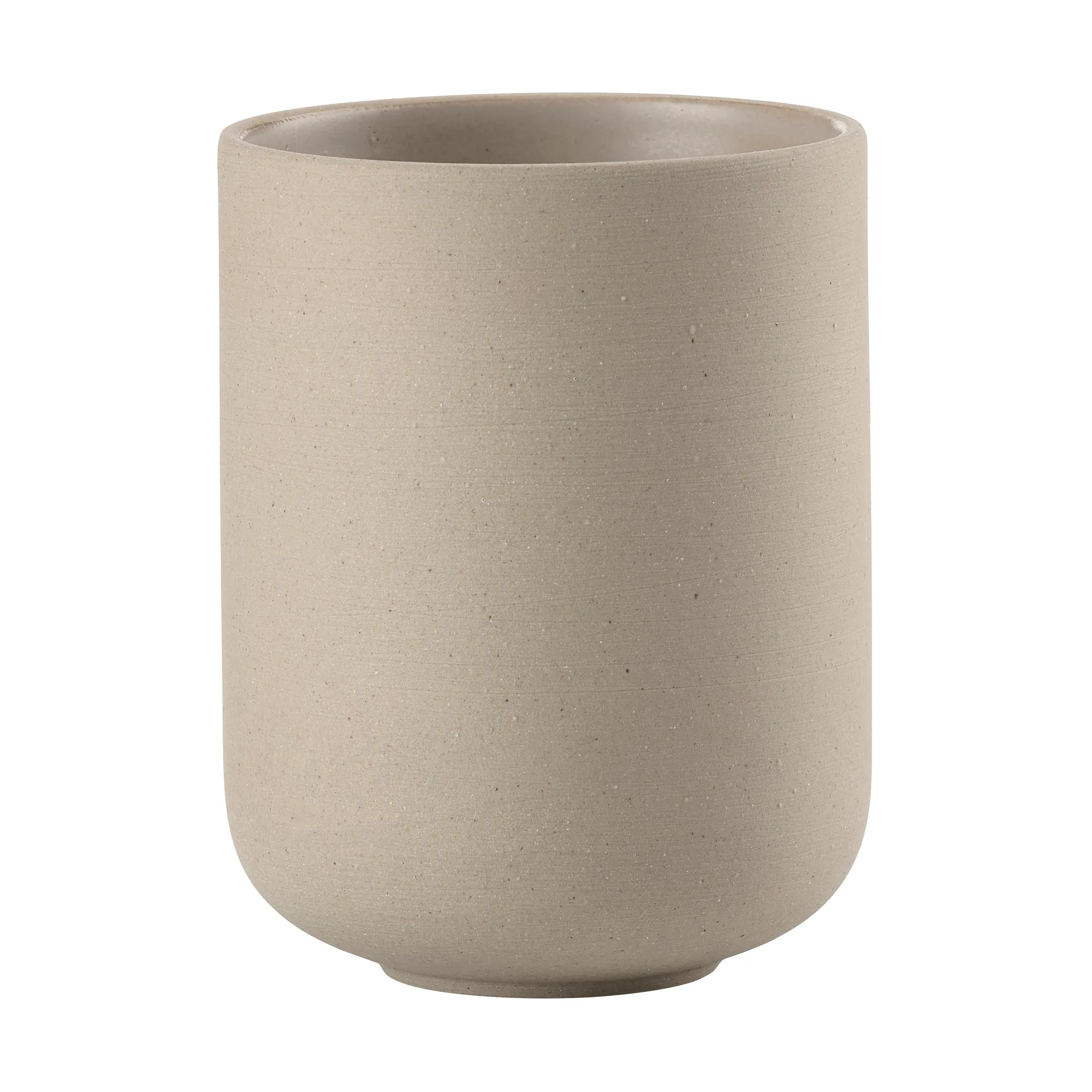 Kubek na szczoteczki do zębów Sensu Ø7,4x9,5 cm, Taupe Zone Denmark