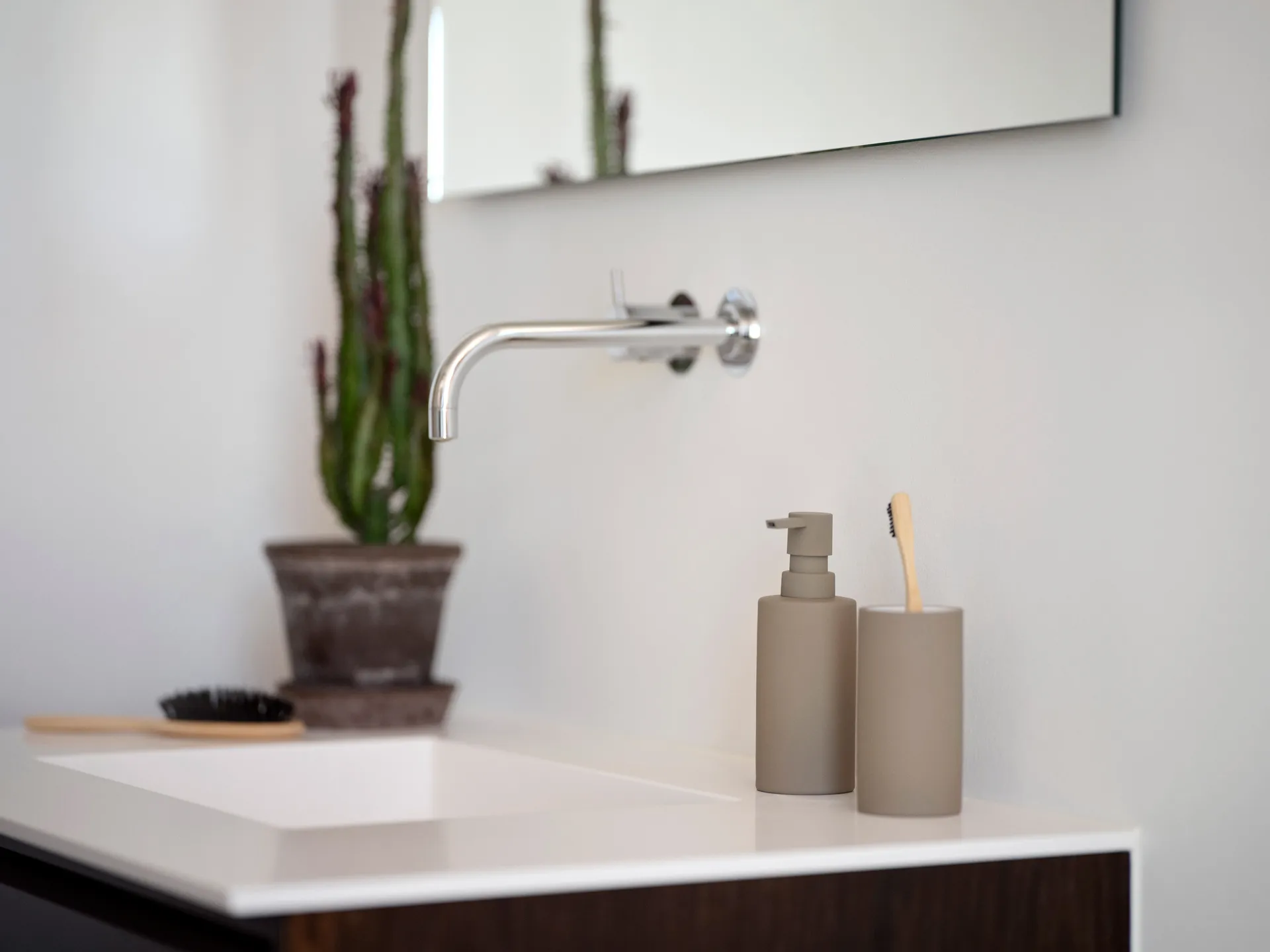 Kubek na szczoteczki do zębów Solo, Taupe Zone Denmark