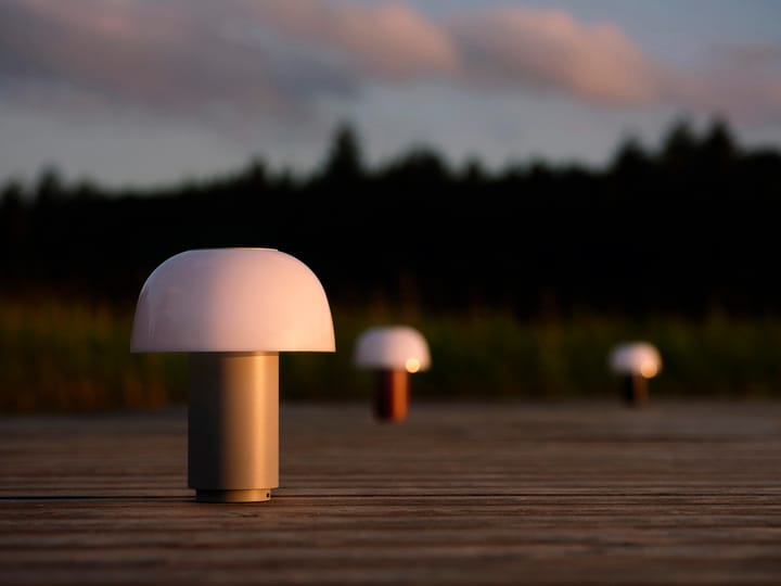 Lampa stołowaHarvest Moon przenośna 22 cm, Warm grey Zone Denmark
