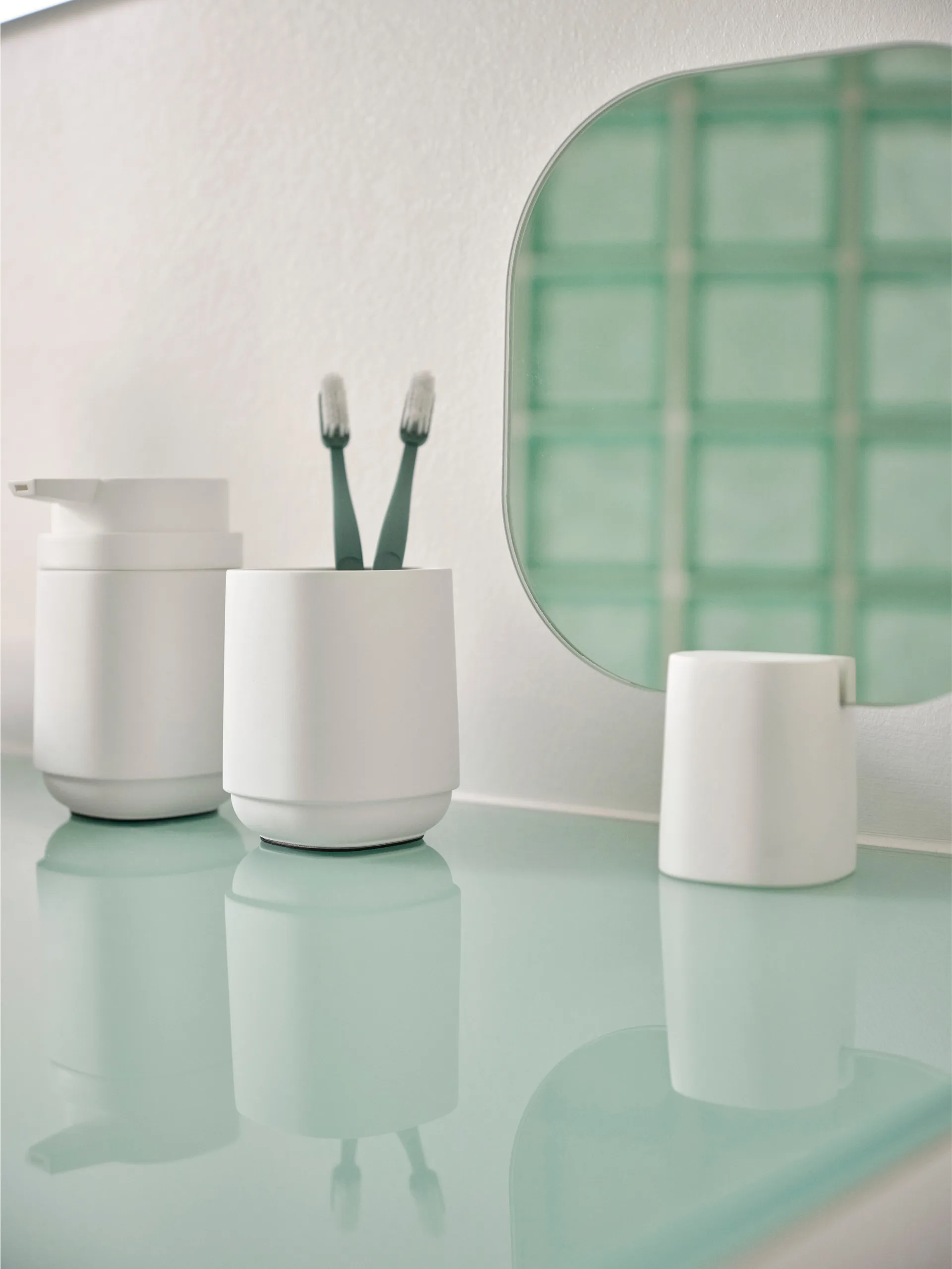 Lustro stołowe Time 26,5 cm, White Zone Denmark