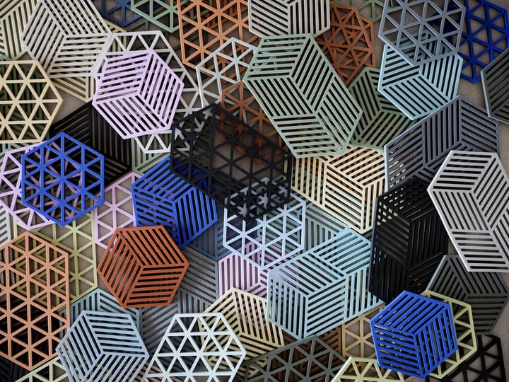 Podkładka pod garnek Hexagon, duża, Black Zone Denmark