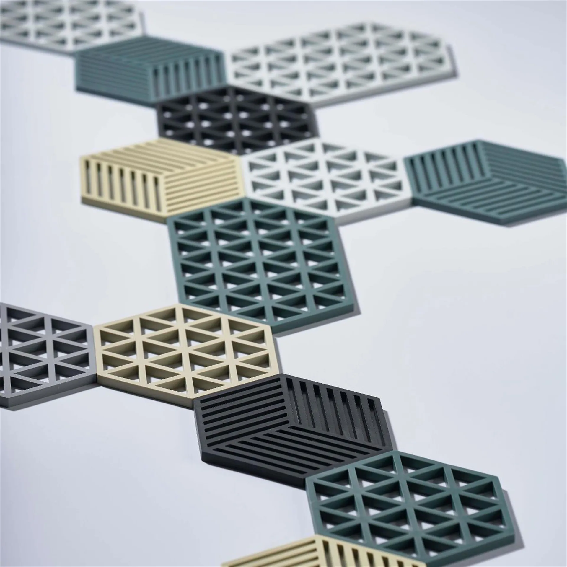 Podstawka pod garnek Hexagon, cool grey Zone Denmark