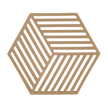 Podstawka pod garnek Hexagon - Dark Camel - Zone Denmark