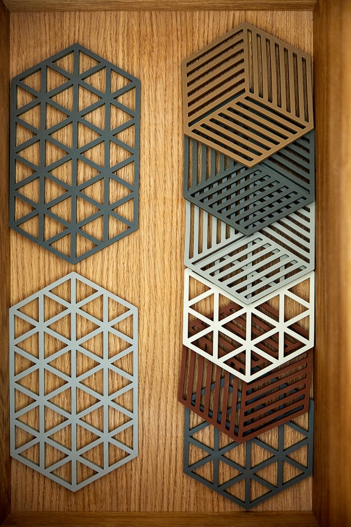 Podstawka pod garnek Hexagon, Olive Taupe Zone Denmark