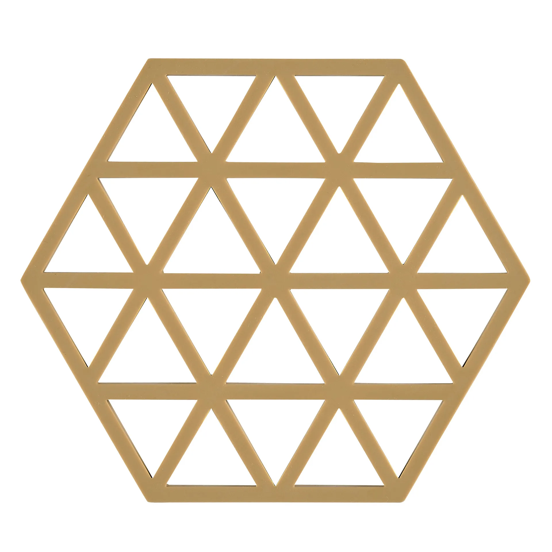 Podstawka pod garnek Triangles 14x16 cm, Khaki Zone Denmark