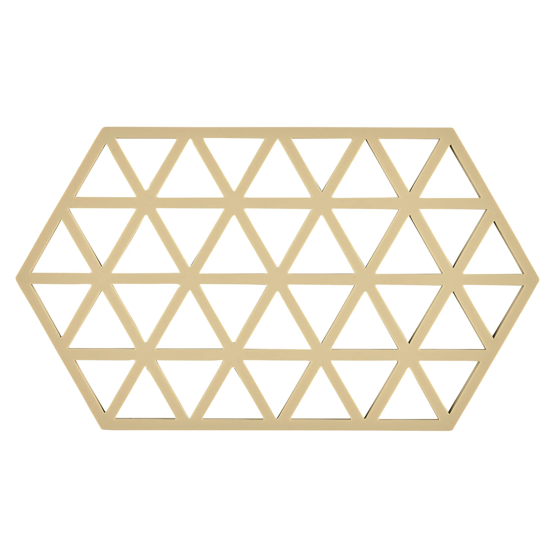 Podstawka pod garnek Triangles 14x24 cm, Ciepły piasek Zone Denmark