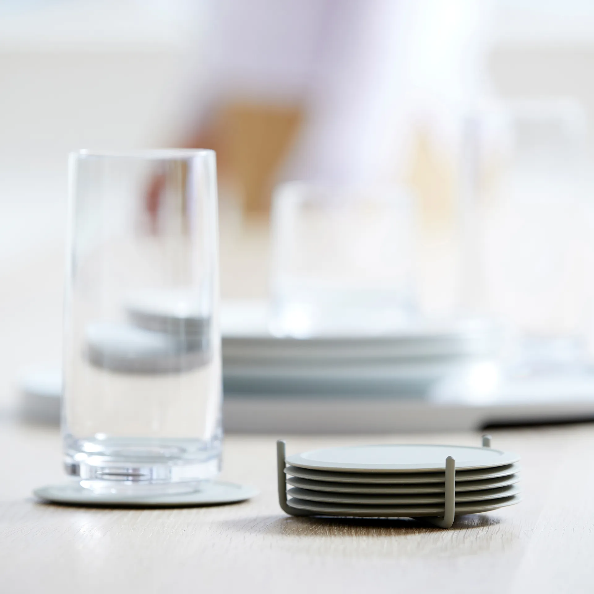 Podstawki pod szklanki Singles 6 szt. z pojemnikiem, Błoto Zone Denmark