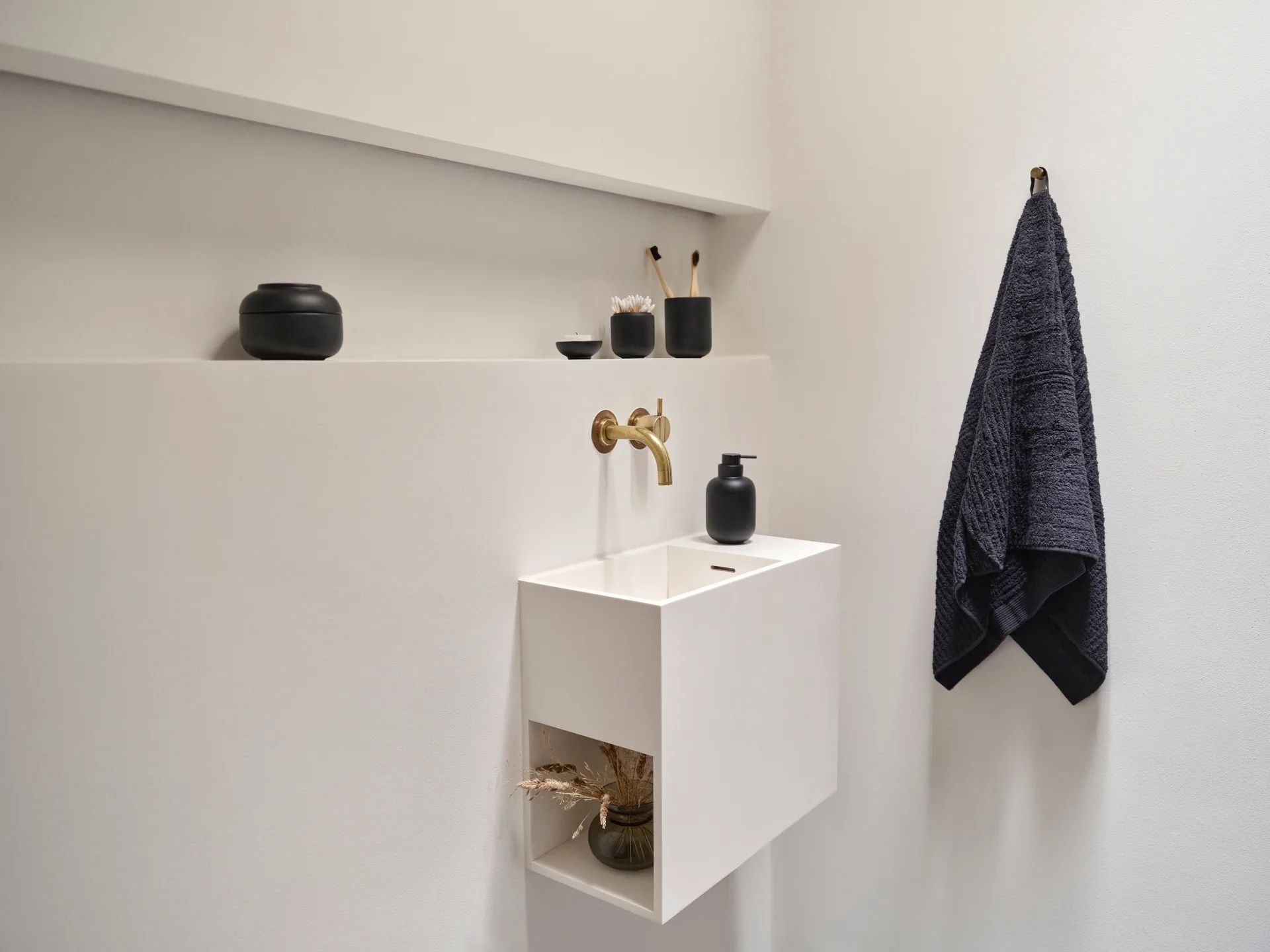 Pojemnik z pokrywką Sensu Ø6,5x9 cm, Black Zone Denmark