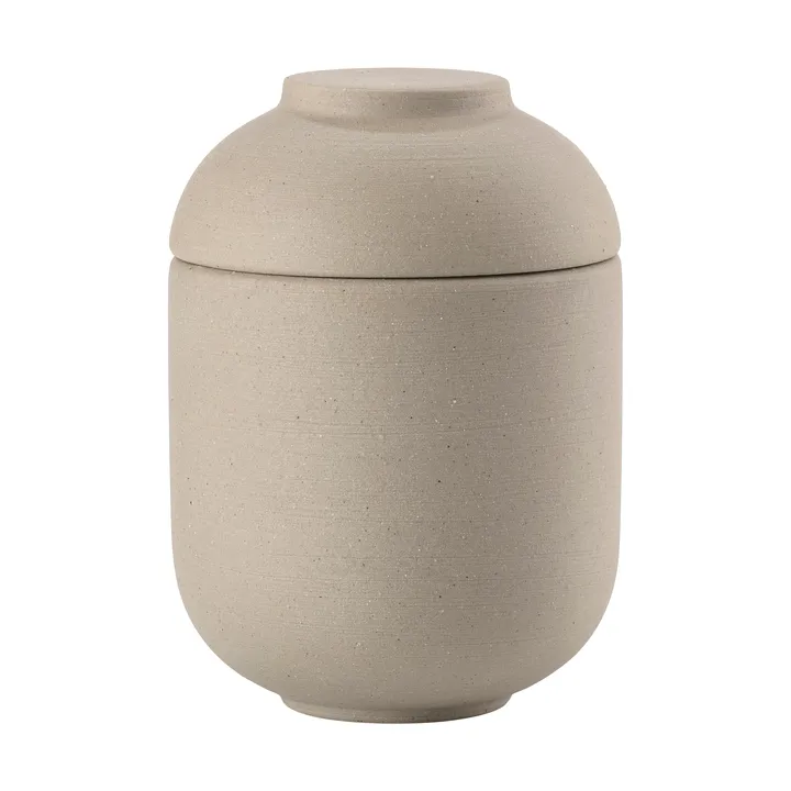 Pojemnik z pokrywką Sensu Ø6,5x9 cm - Taupe - Zone Denmark