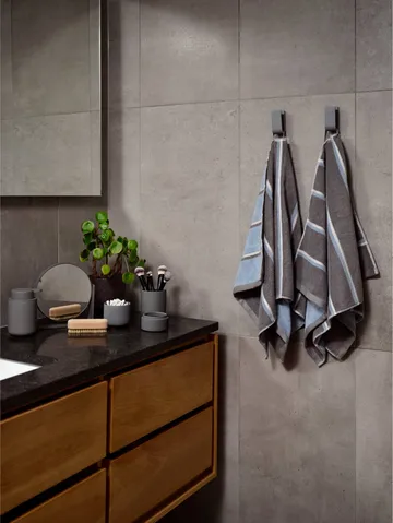 Ręcznik Sauna - Grey-blue fog-soft grey, 50x100 cm - Zone Denmark
