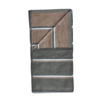 Ręcznik Sauna - Olive green-taupe-blue fog, 70x140 cm - Zone Denmark