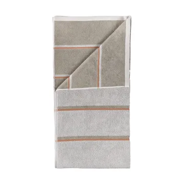 Ręcznik Sauna - Soft grey-eucalyptus-terracotta, 50x100 cm - Zone Denmark