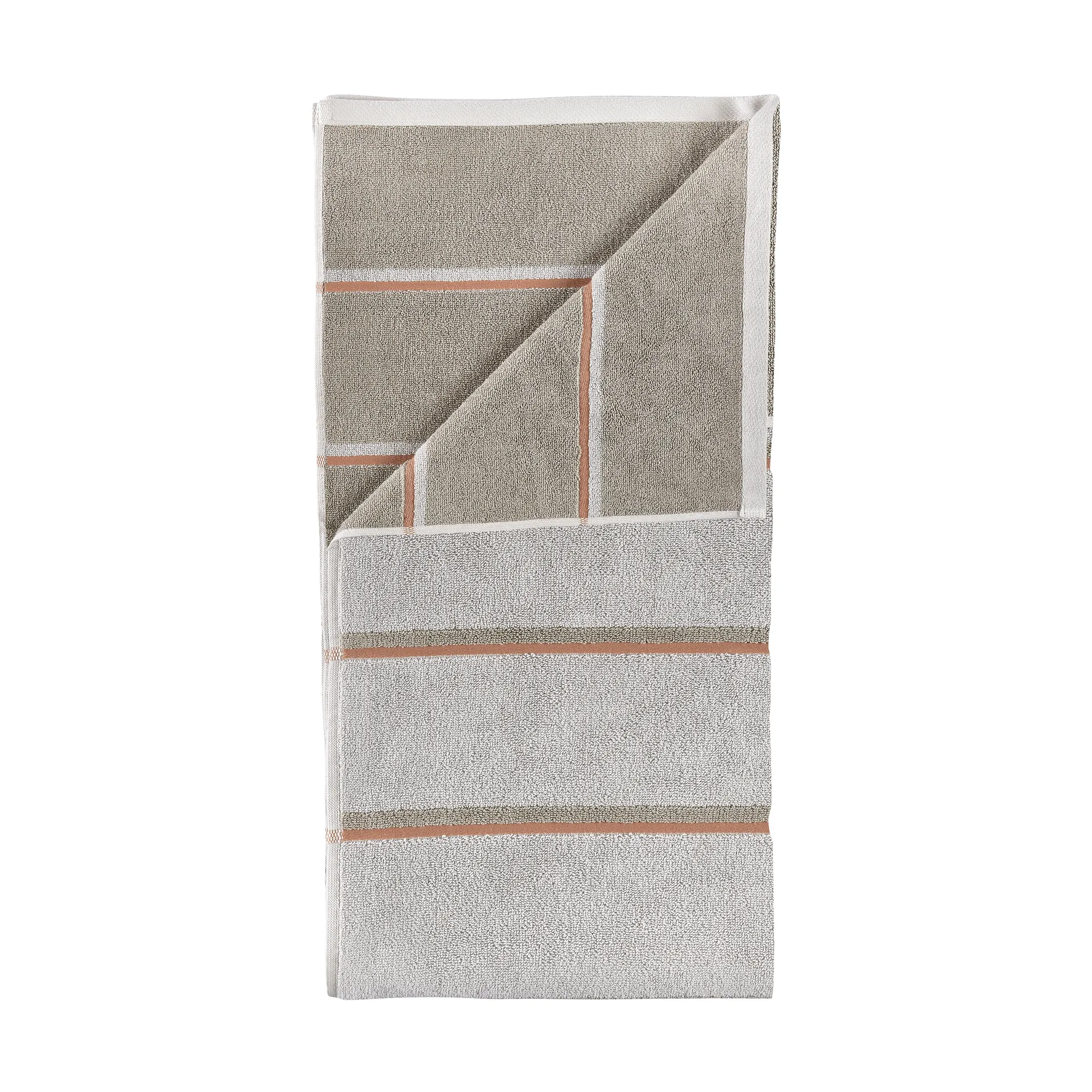 Ręcznik Sauna, Soft grey-eucalyptus-terracotta, 70x140 cm Zone Denmark