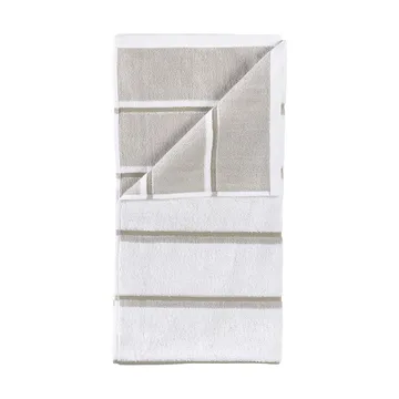 Ręcznik Sauna - White-soft grey-eucalyptus, 50x100 cm - Zone Denmark