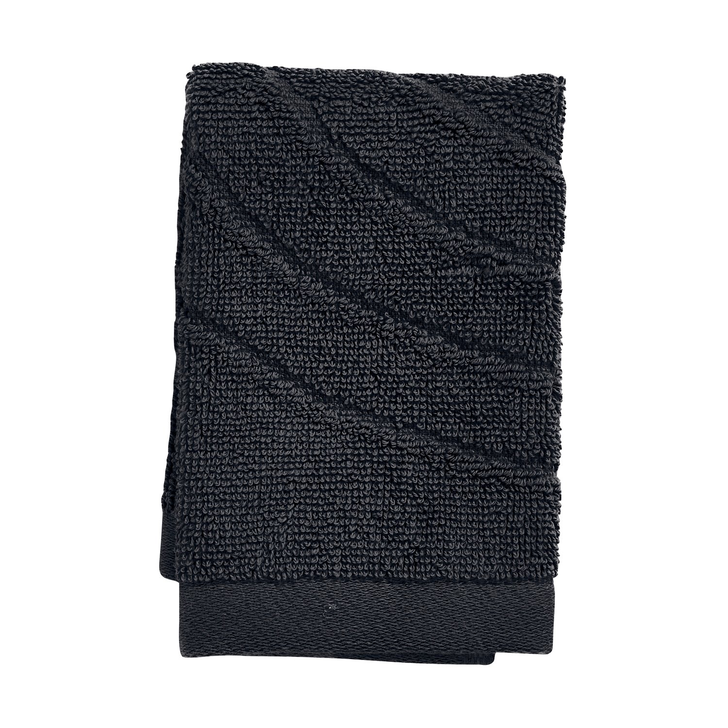 Zone Denmark Serwetka Time 30x30 cm Black | Skandynawski Design | Ręczniki do rąk | Czarny