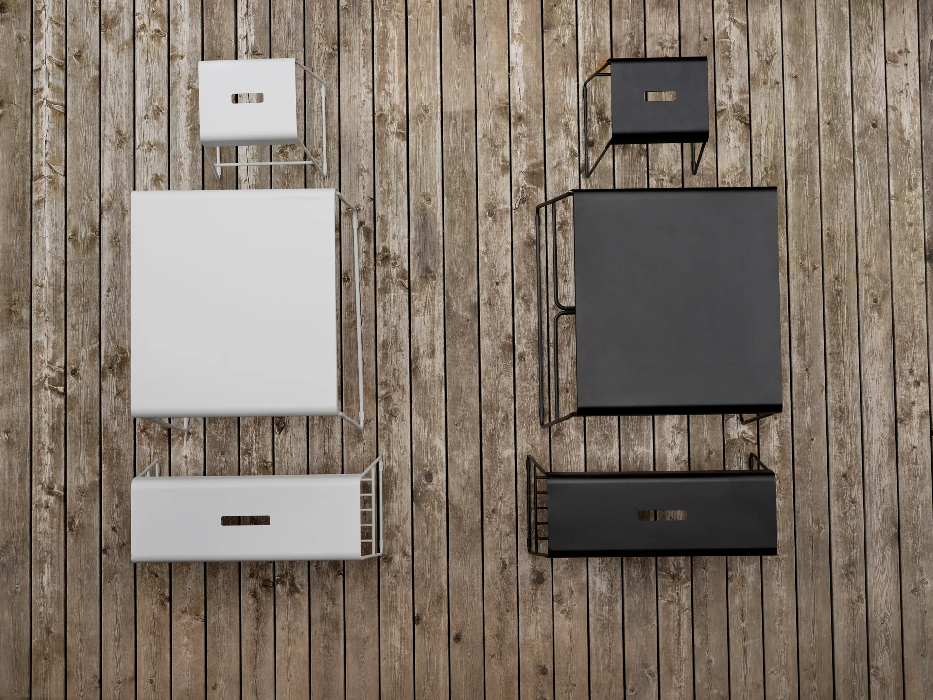 Taboret A-stool Outdoor, 45 cm, Soft Grey Zone Denmark