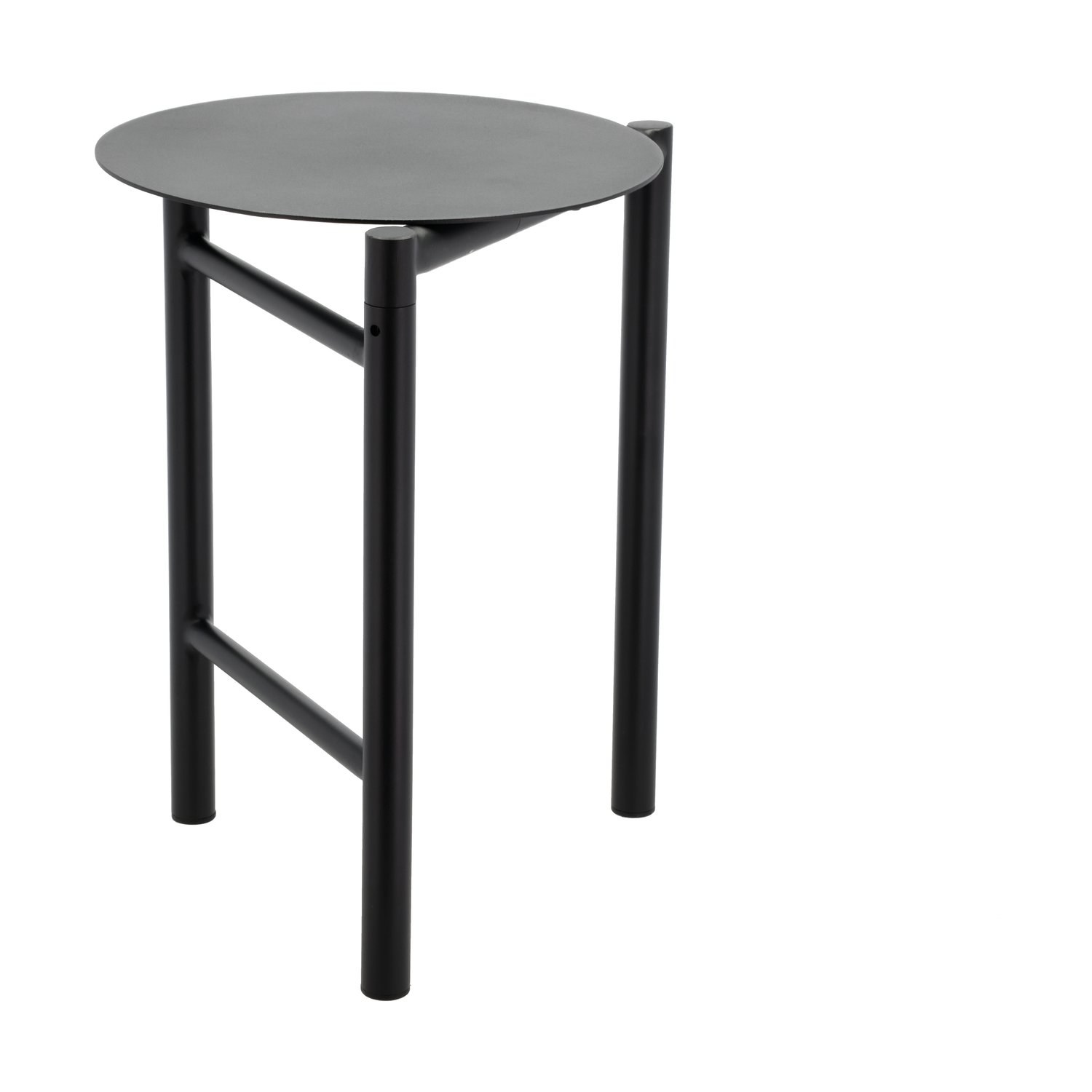 Zone Denmark Taboret Disc Black | Skandynawski Design | Czarny