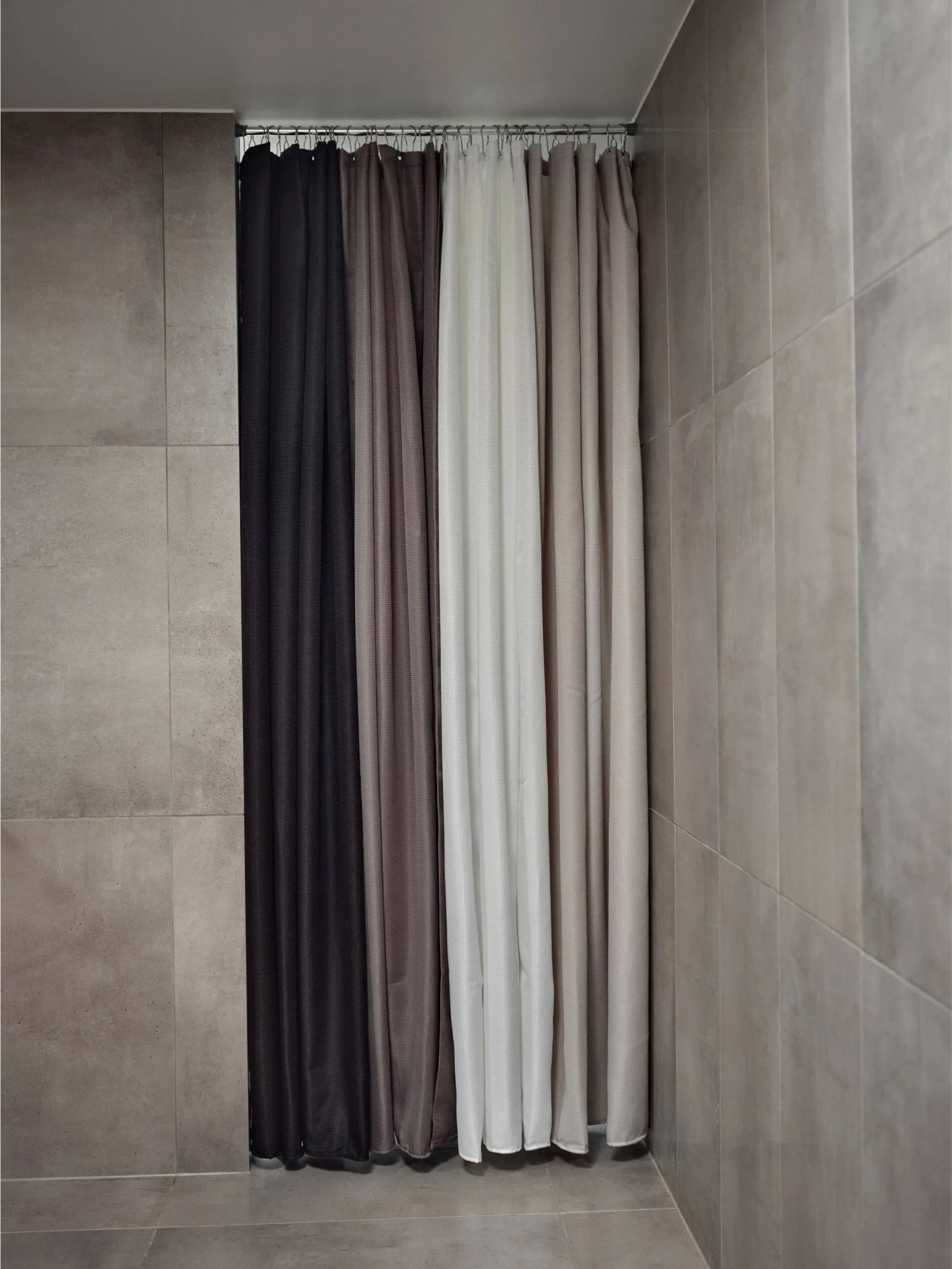 Zasłona prysznicowa Lux, Soft grey, 180x200 cm Zone Denmark