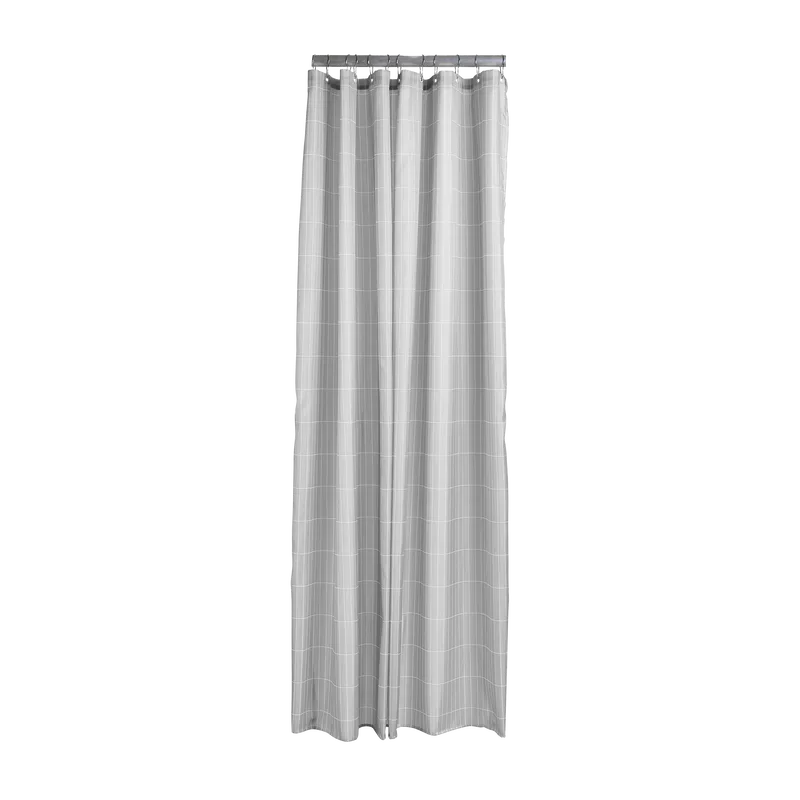 Zasłona prysznicowa Tiles 180x200 cm, Soft grey Zone Denmark