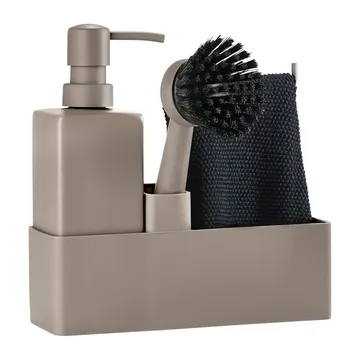 Zestaw do mycia naczyń ze ściereczką Zone Denmark - Taupe - Zone Denmark