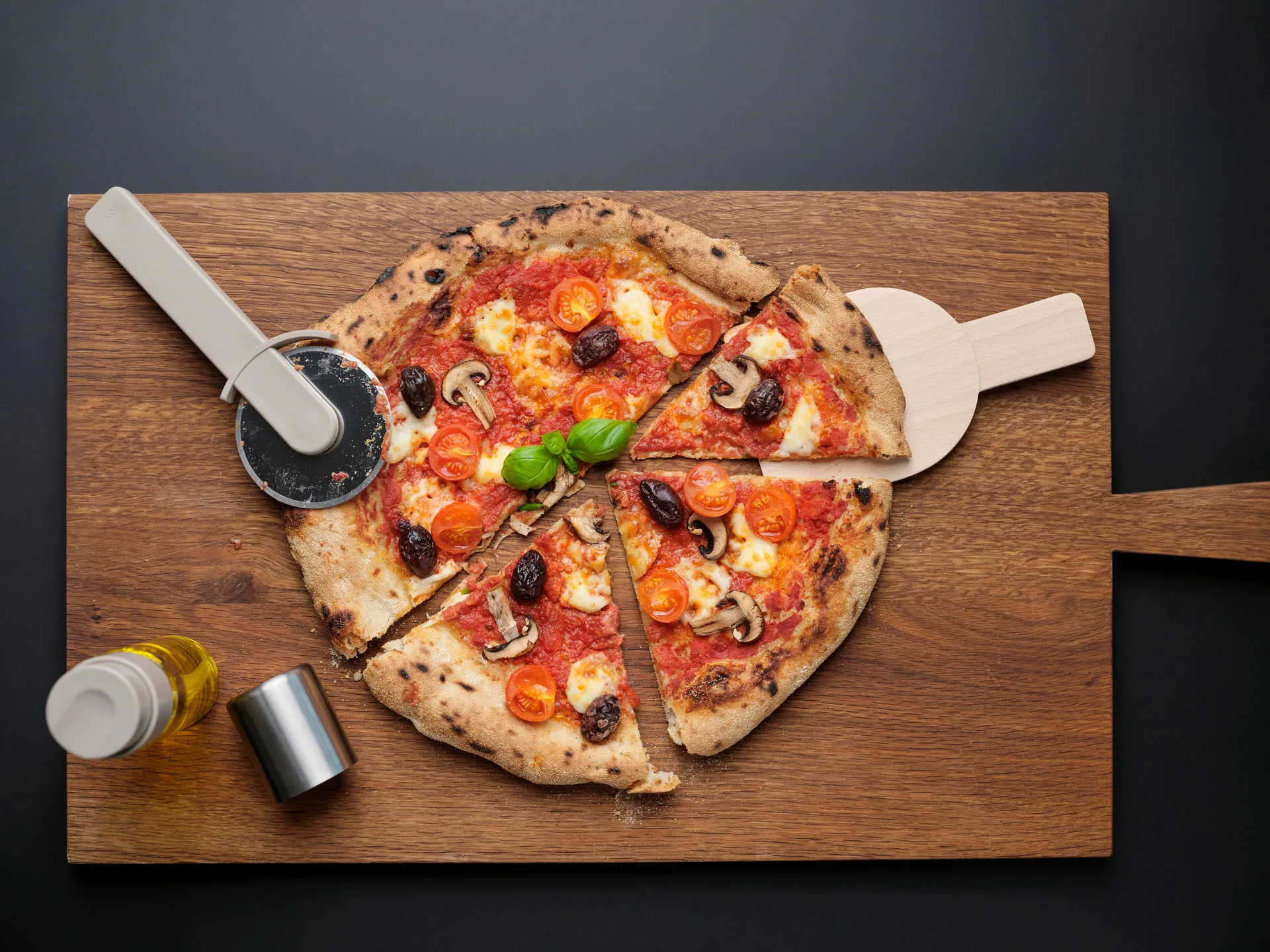 Zestaw do pizzy Singles, 3 części, Soft taupe Zone Denmark