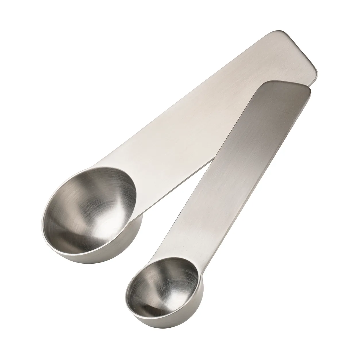 Zone Denmark Zestaw miarek Singles, 2 szt. Stal | Skandynawski Design | Miarki | Srebrny kolor