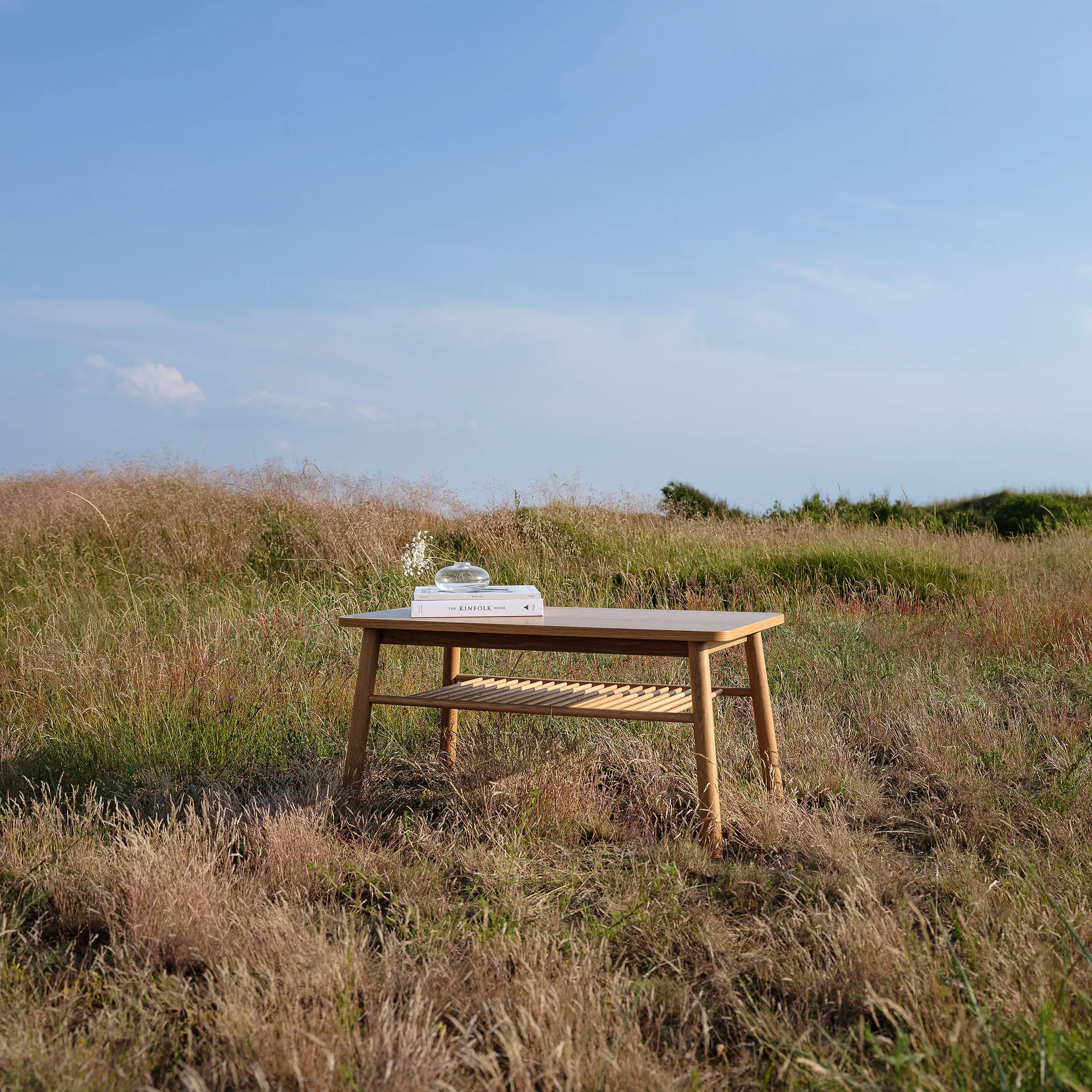 Mino stolik kawowy, biały/dąb Zweed
