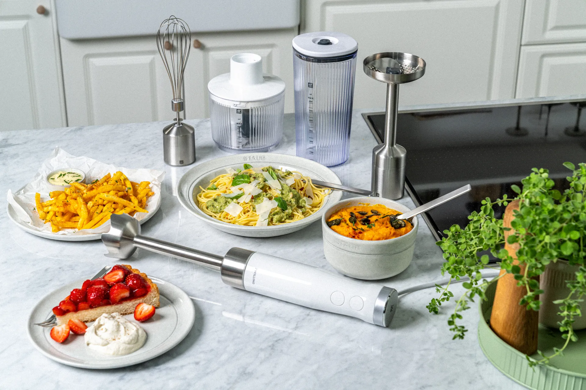 Akcesorium do tłuczenia ziemniaków do blendera ręcznego Zwilling, 23 cm, Srebrne Zwilling