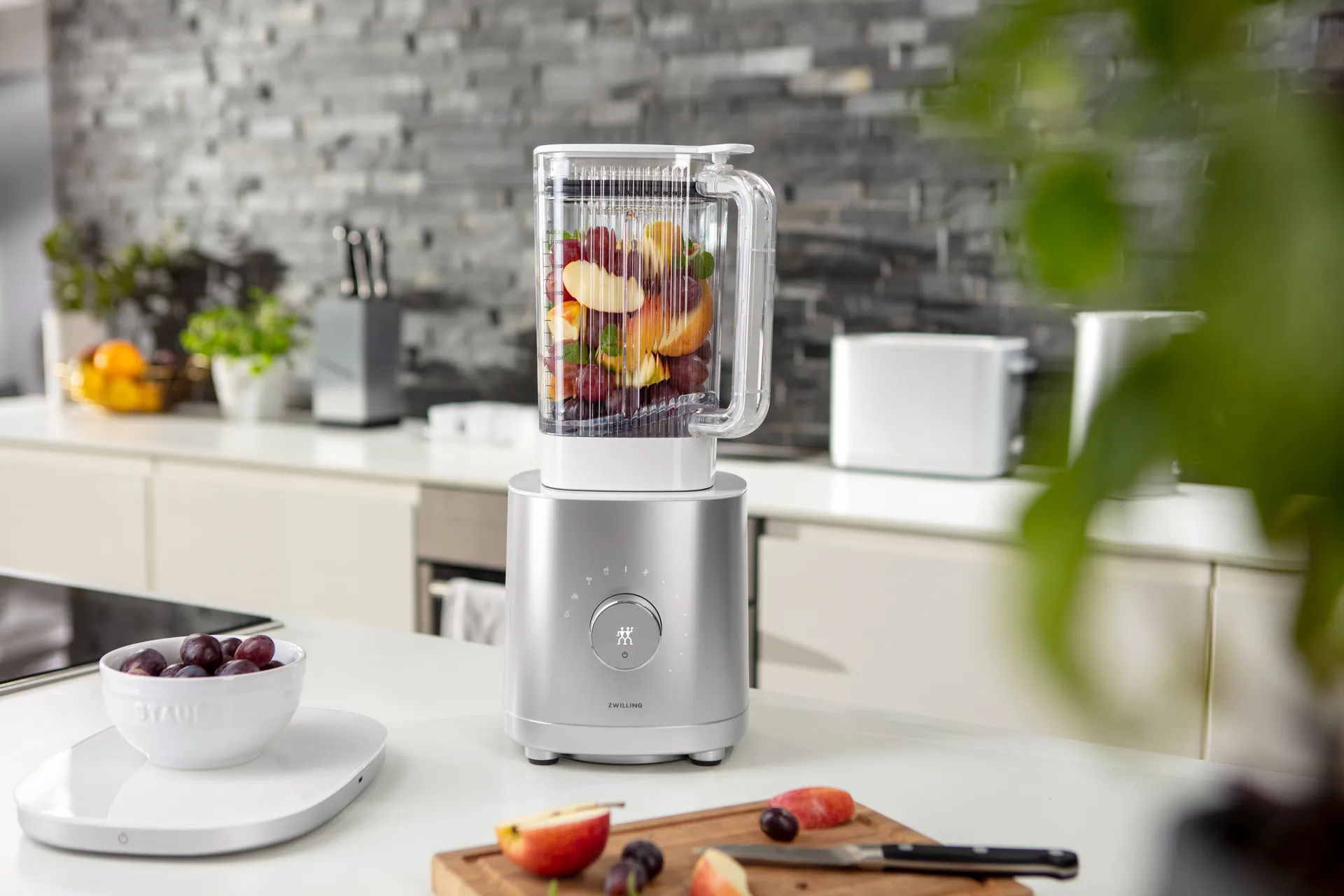 Blender Zwilling silnik AC 1,4 L, Srebrny Zwilling